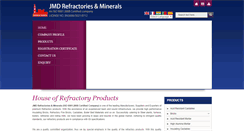 Desktop Screenshot of jmdrefractories.com